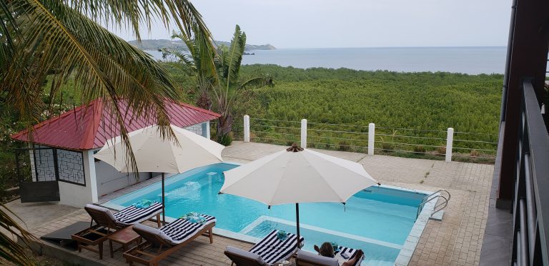vue piscine